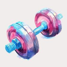 watercolor weights clipart