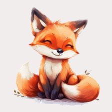 little prince fox clipart