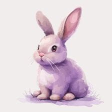 cute easter bunny clipart