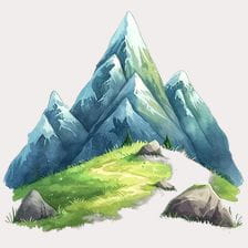 mountains clipart