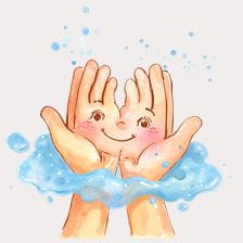 wash hands clipart